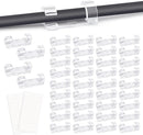 Transparent Cable Clips Self-Adhesive – Cable Organizer – 120 pieces – Cable Tray – Cable Ties – Cable Lock – Desk Organizers – Organizer – Cable Trays – Cable Management – Clips – Ties