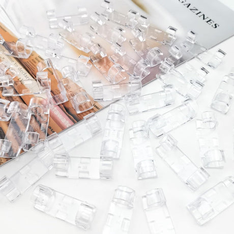 Transparent Cable Clips Self-Adhesive – Cable Organizer – 120 pieces – Cable Tray – Cable Ties – Cable Lock – Desk Organizers – Organizer – Cable Trays – Cable Management – Clips – Ties