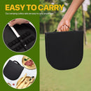 2 Person Cutlery Set (10-piece) - Camping Set for 2 People - Spoons, Knives, Forks, Steak Knives - 10 Pieces Stainless Steel Cutlery - Including Carrying Bag - For Picnic & Travel - Gold