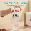 Fruit Bowl - Salad Bowl - Leakproof reusable food container with lid and draining basket - Suitable for work, school, and travel. - 650 ml (Vegetable)