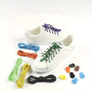 Sneaker Laces 120CM suitable for Sneakers - Elastic laces without a knot - Suitable for students and adults - With strong buckle and quick-release function (red)