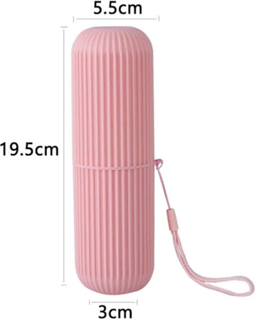 4-Piece Pack - Travel Toothbrush Holder - Portable - Travel Mouthwash Cup - Multifunctional Storage Box