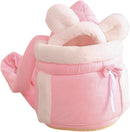 Cat Bed - Backpack for Pet Travel - Can be used as a cat basket indoors - Side pockets to keep your hands warm - Wide shoulder straps - Best choice for traveling with small pets (Pink, Size M: 25*25*21)
