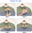 Hanger Hooks | Hooks - S-Hook Hangers - Black - Pack of 100 - Coat Hooks - Space-Saving Hanger Connector Hooks - Plastic Hanger Connectors - Ideal for Organizing Your Wardrobe