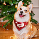 Pet Scarves - 4 Pack - Triangle Christmas Scarves for Dogs - Adjustable Scarves for Pets - Stylish and Breathable Bibs for Dogs - Buckle Design - Suitable for Autumn and Winter Christmas Outfits