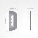 2-Pack Silicone Pet Hair Remover - Dog Hair - Cat Brush - Cat Brush - Reusable Plucking Brush for Clothes, Sofa & Car - Gray