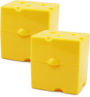 2-Pack Cheese Storage Boxes with Lids - For Sliced & Grated Cheese in the Fridge - Dishwasher Safe