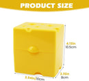 2-Pack Cheese Storage Boxes with Lids - For Sliced & Grated Cheese in the Fridge - Dishwasher Safe