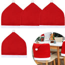 Chair Covers - 4 pieces - Christmas chair covers - Red chair covers - Christmas chair covers - Christmas decorations