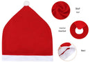 Chair Covers - 4 pieces - Christmas chair covers - Red chair covers - Christmas chair covers - Christmas decorations