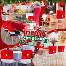Chair Covers - 4 pieces - Christmas chair covers - Red chair covers - Christmas chair covers - Christmas decorations