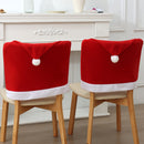 Chair Covers - 4 pieces - Christmas chair covers - Red chair covers - Christmas chair covers - Christmas decorations