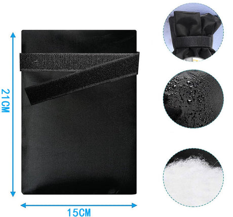 Anti-freeze cover for water taps - 3-piece pack - Insulated anti-freeze cover - Protective cover for water pipes against ice formation
