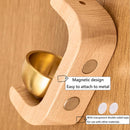 Wind Chime - Magnetic Wind Chime - Wooden Doorbell - Wooden Shop Bell - For Opening Doors (Light Brown)