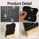 Desktop Perpetual Calendar - 2026 Calendar - Reusable Block Calendar for the Desk - 2026 Monthly Calendar - Modern Ring Date Calendar - Black