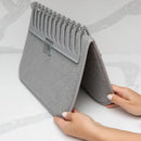 Folding Coasters - Kitchen Placemats - Draining Mats - Storage Racks - Suitable for Kitchens (Grey)