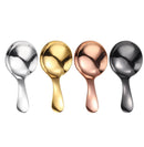 4-pack - small spoons - spoons with short handle - suitable for pots - for salt, sugar, spices, coffee, tea, desserts