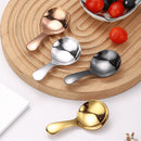 4-pack - small spoons - spoons with short handle - suitable for pots - for salt, sugar, spices, coffee, tea, desserts