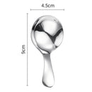 4-pack - small spoons - spoons with short handle - suitable for pots - for salt, sugar, spices, coffee, tea, desserts