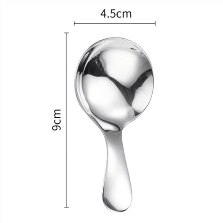 4-pack - small spoons - spoons with short handle - suitable for pots - for salt, sugar, spices, coffee, tea, desserts