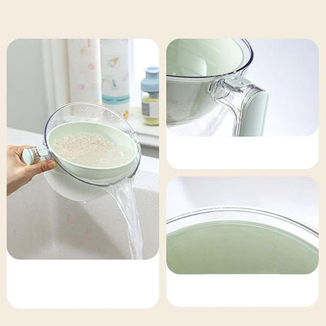 Kitchen Tools - Dishwashing Liquid - Fruit Washing Basin - Dish Drainer - Rotating Dish Drainer - Suitable for kitchen salads, mixing food, fruits, vegetables and other snacks.