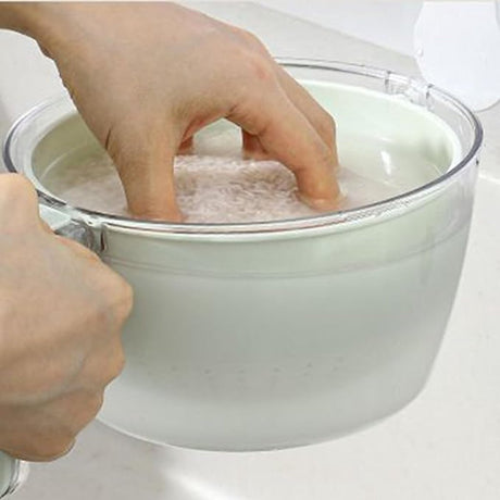 Kitchen Tools - Dishwashing Liquid - Fruit Washing Basin - Dish Drainer - Rotating Dish Drainer - Suitable for kitchen salads, mixing food, fruits, vegetables and other snacks.
