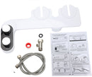 bidet - Toilet bidet | With 2 spray heads - Self-cleaning bidet spray - Adjustable water pressure - Toilet bidet attachment - Comes with a bidet installation video