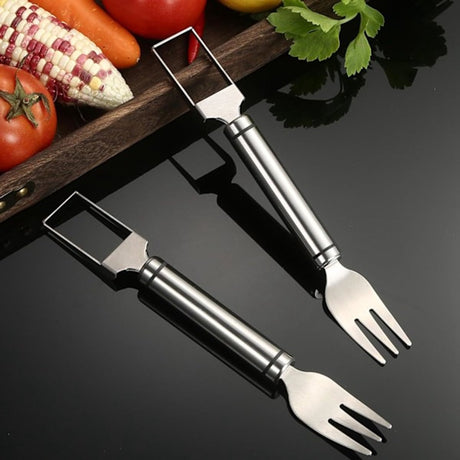 Watermelon Fork - Multifunctional Watermelon Slicer - Fruit Cutter - Portable Tool 2-Piece Set