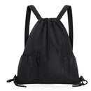 One-Piece Backpack - Drawstring Backpack - Large Capacity - Lightweight - Separate Wet and Dry Compartments, Sports Backpack - Suitable for Travel and Fitness - Black