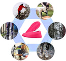 Overshoes - 1 Pair - Waterproof Silicone Overshoes - Reusable, Non-slip, Suitable for Outdoor Activities (Pink - Size L)