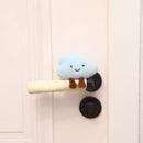 Protective Cover - Set of Two - Cute Cloud-Shaped Door Handle Gloves - Decorative Door Handle Protector Cover - Door Accessories (Blue)