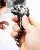 Skeleton Bottle Opener - Beer Opener - Robust Stainless Steel with Ergonomic Grip - Keychain Size - For Bar & Party
