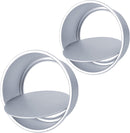 Cake Pans - 2-Piece Set - Round Cake Pans - Non-Stick Baking Pans - Aluminum Baking Pans 15cm and 20cm - Baking Pans with Removable Base - Round Pans - Baking Tools