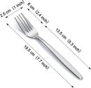 Cutlery Forks - 6 pieces - Stainless steel cutlery forks - Cutlery set - Suitable for Western dishes, desserts and coffee.