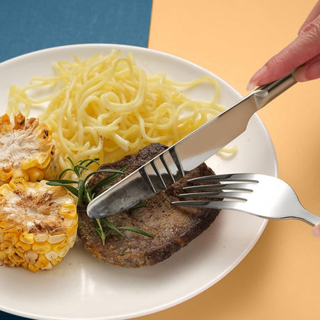 Cutlery Forks - 6 pieces - Stainless steel cutlery forks - Cutlery set - Suitable for Western dishes, desserts and coffee.