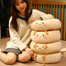 Round Seat Cushion - Round Chair Cushion - Donut Seat Cushion - Cute and Soft Decorative Cushion - Cartoon Design - Suitable Chairs for Bedrooms, Schools and Offices - 38*38*14cm (Sad Style)
