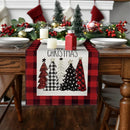 Table Runner - Christmas Table Runner - Christmas Decorations - Christmas Table Runner 33x183 cm - Christmas Table Decorations - Christmas Decorations 2024 - Christmas Decorations (Christmas Red)
