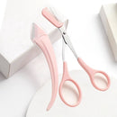 Eyebrow Trimmer - Eyebrow Trimmer for Women - Pink Eyebrow Trimming Set - Scissors with Comb - Safety Razor - Suitable for Daytime Skin Care