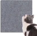 Premium Cat Scratching Mat - Couch Cushions - Strong adhesion, for ultimate fun for your cat - Protects your furniture, lets your cat have fun (size: 30x30 cm, Gray, pack of two)