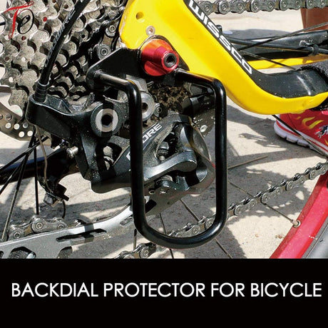 Universal Bike Bicycle Rear Derailleur Guard Rack Protector, Gear Shifter Chain Guard, Dial Protector-Style A