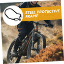 1 set of durable rear derailleur protectors for folding mountain bikes, easy to install-Style C