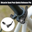 2pcs M6*65mm Aluminium Alloy Bicycle Seat Post Quick Release Pin Seatpost Skewer Bolt Black