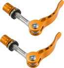 2pcs M6*65mm Aluminium Alloy Bicycle Seat Post Quick Release Pin Seatpost Skewer Bolt Yellow