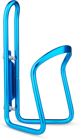 1-Pack - Lightweight Aluminum - Water Bottle Cage for Outdoor Activities (Blue) - Bicycle Accessories