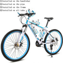 1-Pack - Lightweight Aluminum - Water Bottle Cage for Outdoor Activities (Blue) - Bicycle Accessories