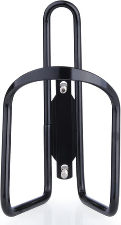 1Pack Lightweight Aluminum Alloy Cycling Bicycle Water Bottle Cage Holder Bracket for Outdoor Activities (Black), Bike Accessories
