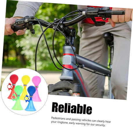 5pcs Bike Bells for Adults Children Portable Bike Bells Bulk Pack Loud Ringtone