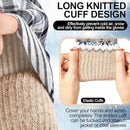 Pack of 3 pairs - Warm winter gloves for women - Extra thick - Knitted imitation - Suitable for cold winter weather (style B)
