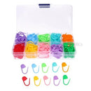 130-piece stitch markers - multifunctional - knitting markers - crochet clips