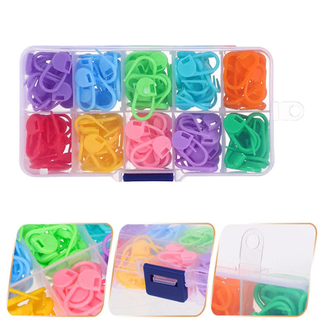 130-piece stitch markers - multifunctional - knitting markers - crochet clips